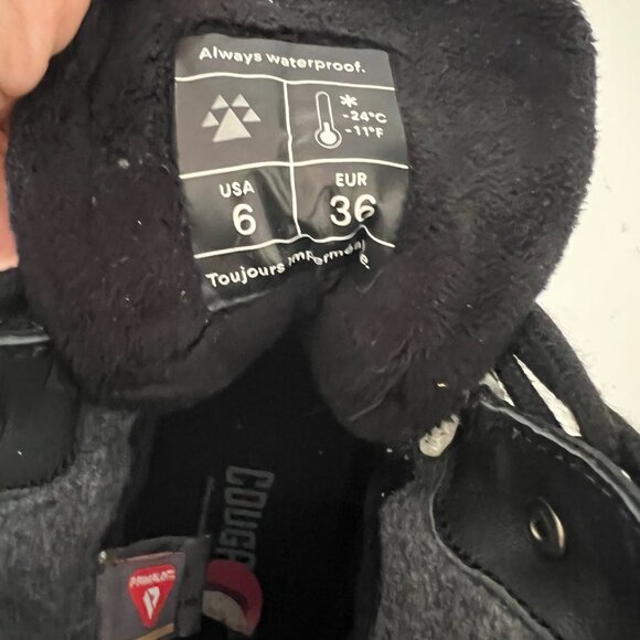 NEW Cougar Waterproof Winter Boot – White/Black- Size 6 - Picture 16 of 16